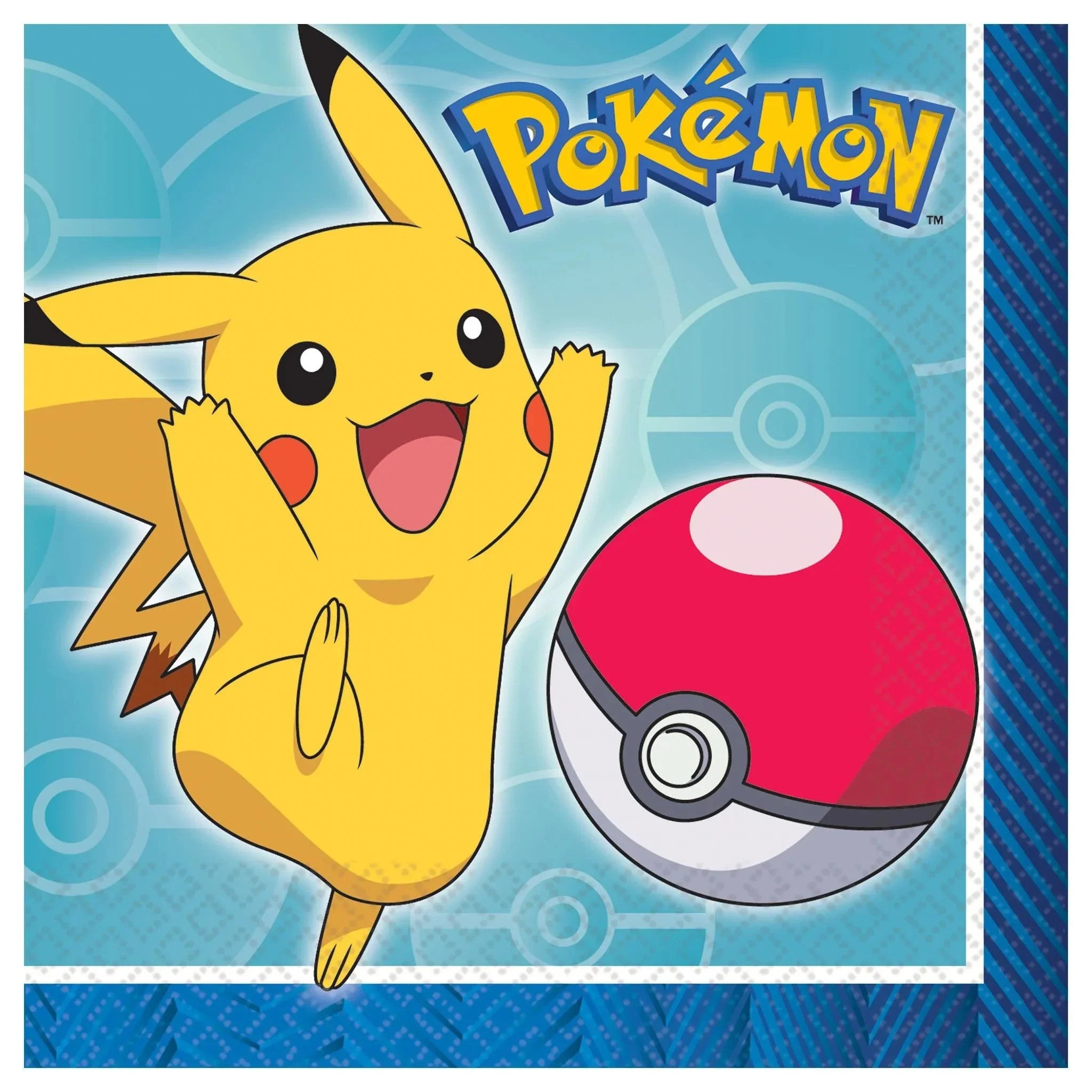 Napkin Pokemon 16ct - Tableware